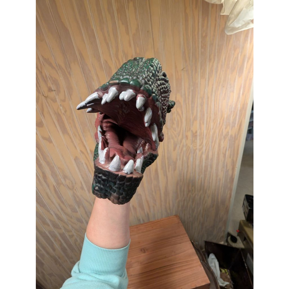 Children's T Rex Dinosaur Puppet Hand Puppet - Picture 2 of 7